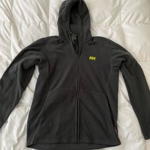 **SOLD** Helly Hansen charcoal gray fleece zip up